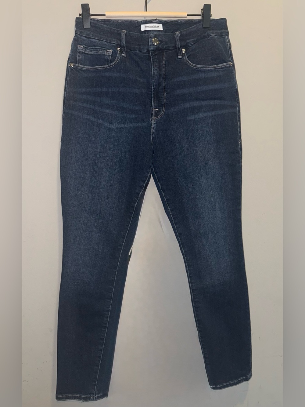 Good American Dark Indigo Skinny Jeans